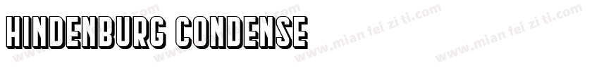 Hindenburg Condense字体转换